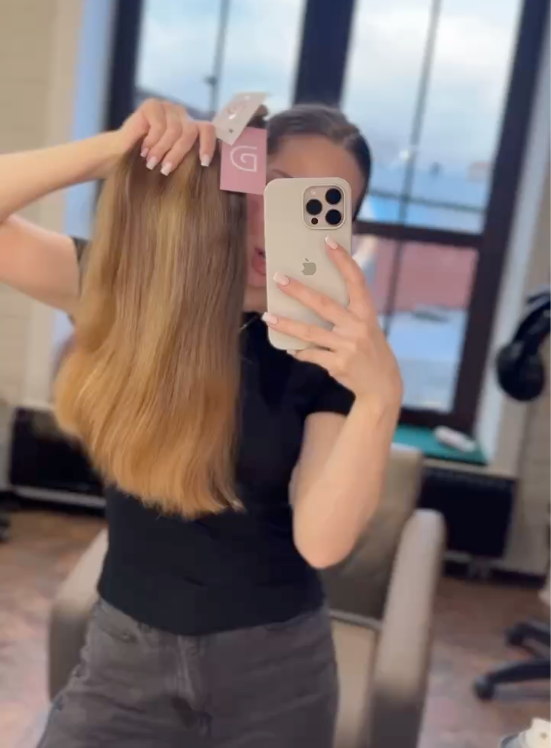 DAJMUR Slavic Hair #2485 | 19 in (48 cm), 132 g, Light blonde, Level 7-8