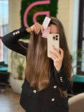 DAJMUR Slavic natural hair extensions #2218 - Dark blonde, 21 in (53 cm)
