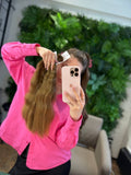 DAJMUR Slavic natural hair extensions #2344 - Medium blonde, 18 in (46 cm)