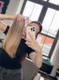 DAJMUR Slavic natural hair extensions #2463 - Light blonde, 19 in (49 cm)