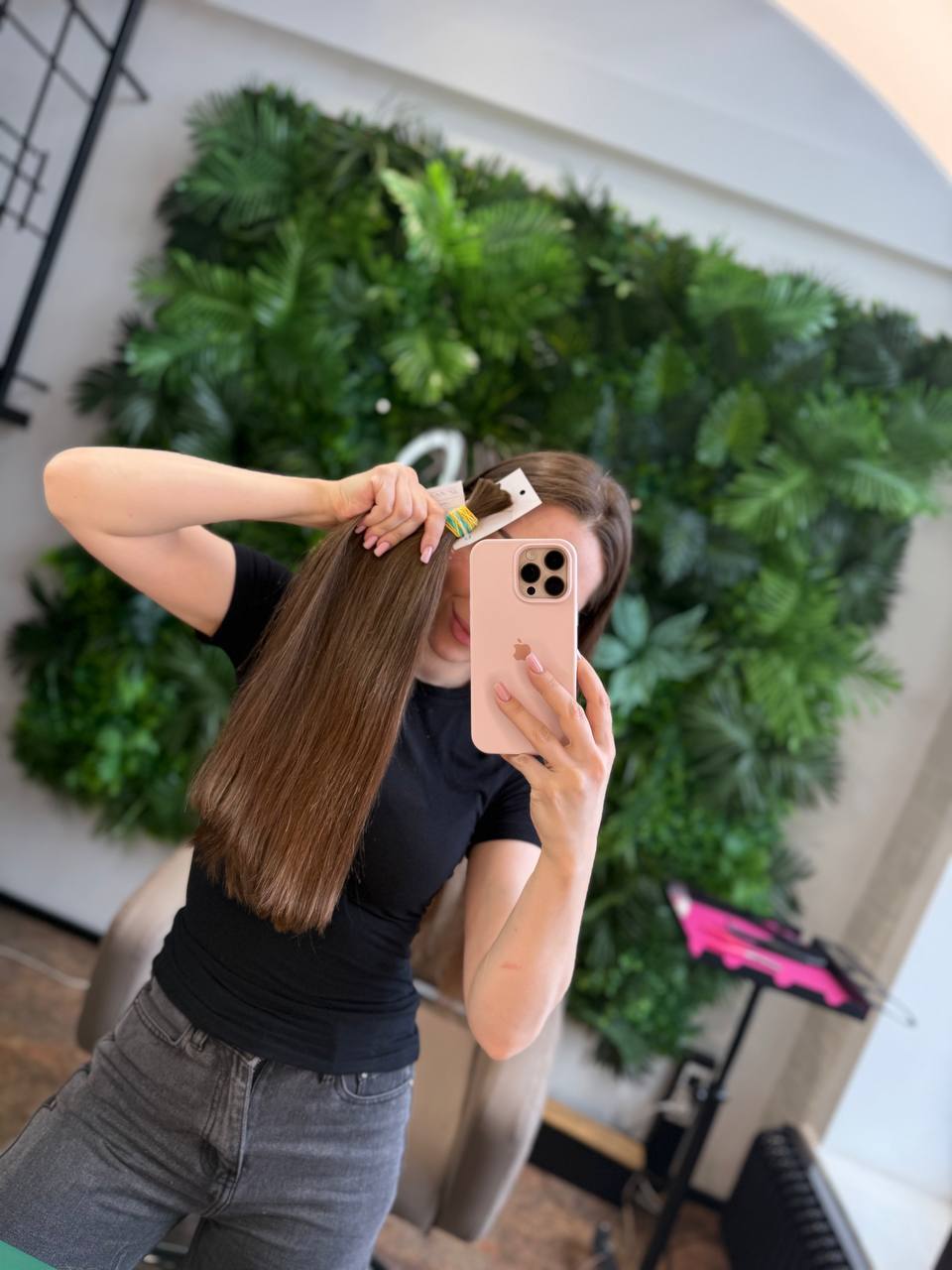 DAJMUR Slavic natural hair extensions #2322 - Dark blonde, 18 in (45 cm)