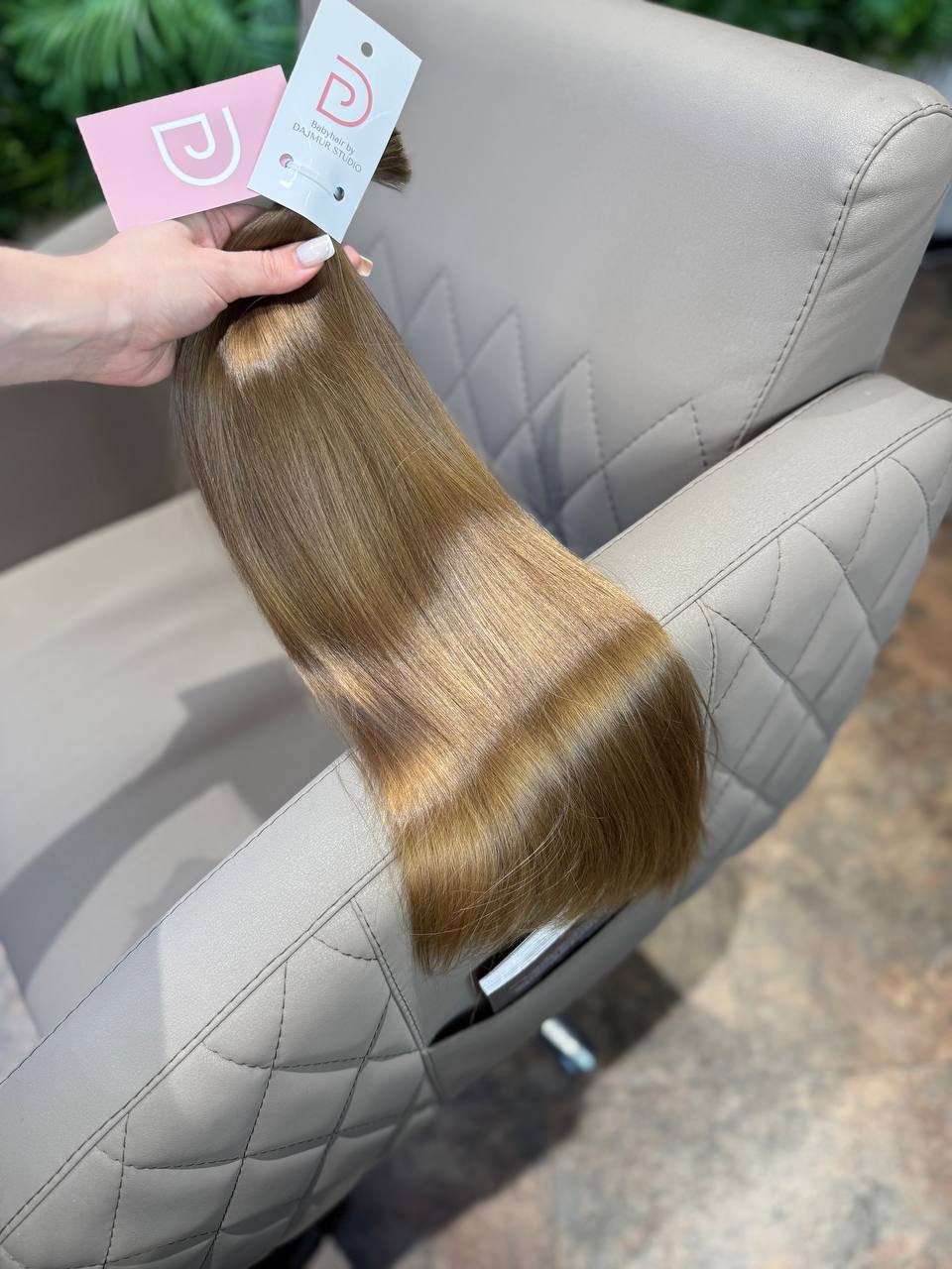 DAJMUR Slavic Hair #2492 | 20 in (50 cm), 98 g, Medium blonde, Level 7