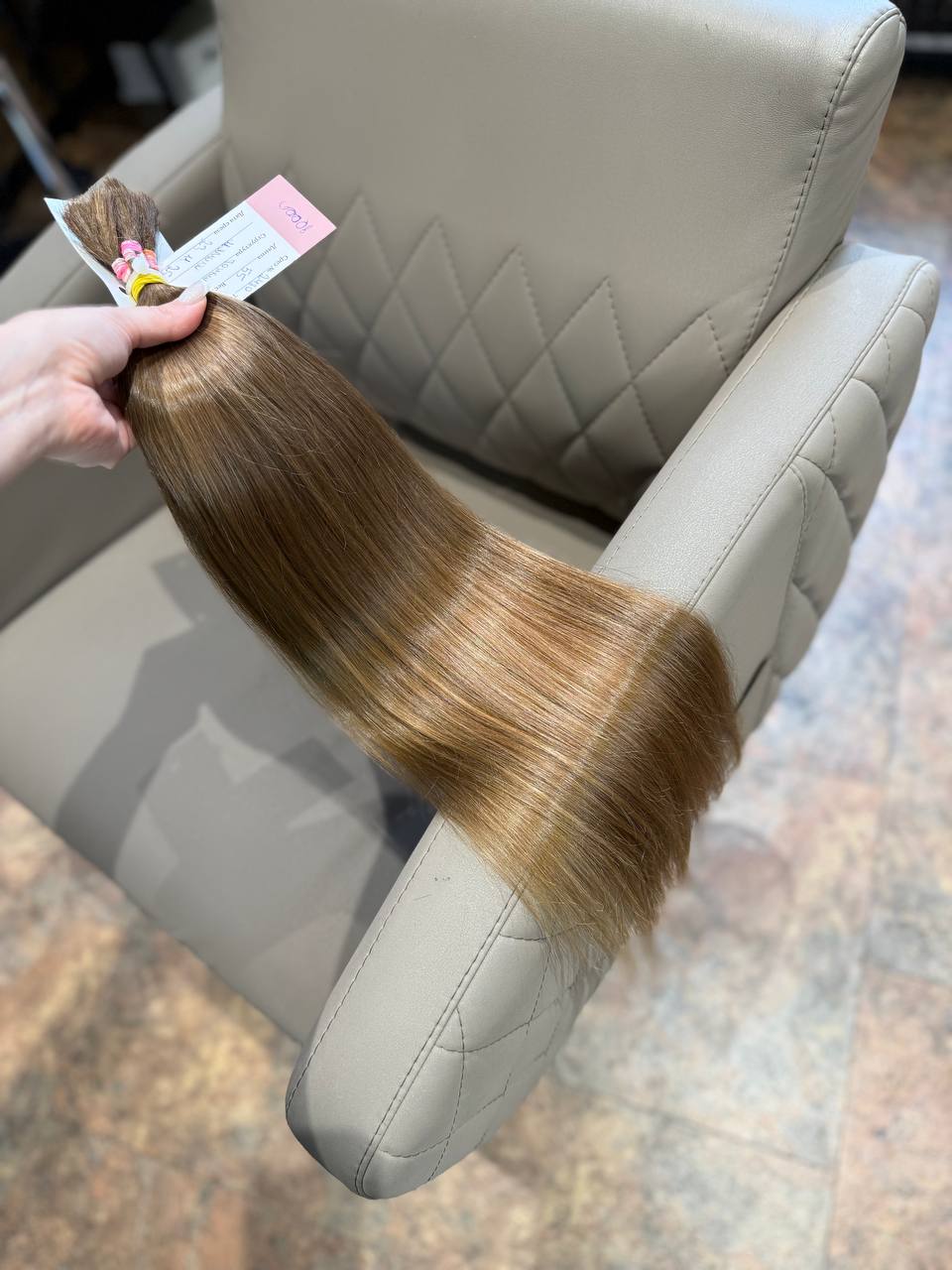 DAJMUR Slavic Hair #2480 | 22 in (55 cm), 59 g, Medium blonde, Level 7