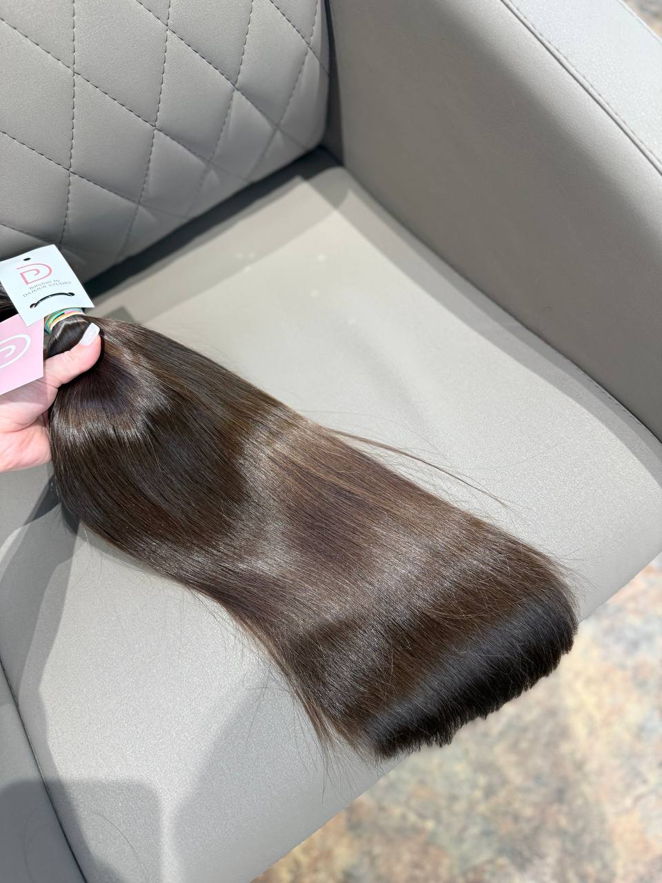 DAJMUR Slavic Hair #2484 | 21 in (53 cm), 172 g, Brown, Level 5