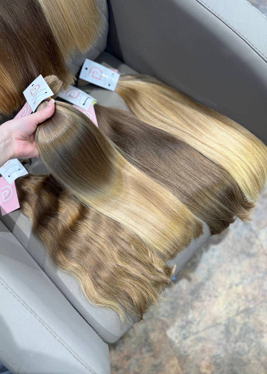 DAJMUR Slavic Hair #2463 | 19 in (49 cm), 121 g, Light blonde, Level 8