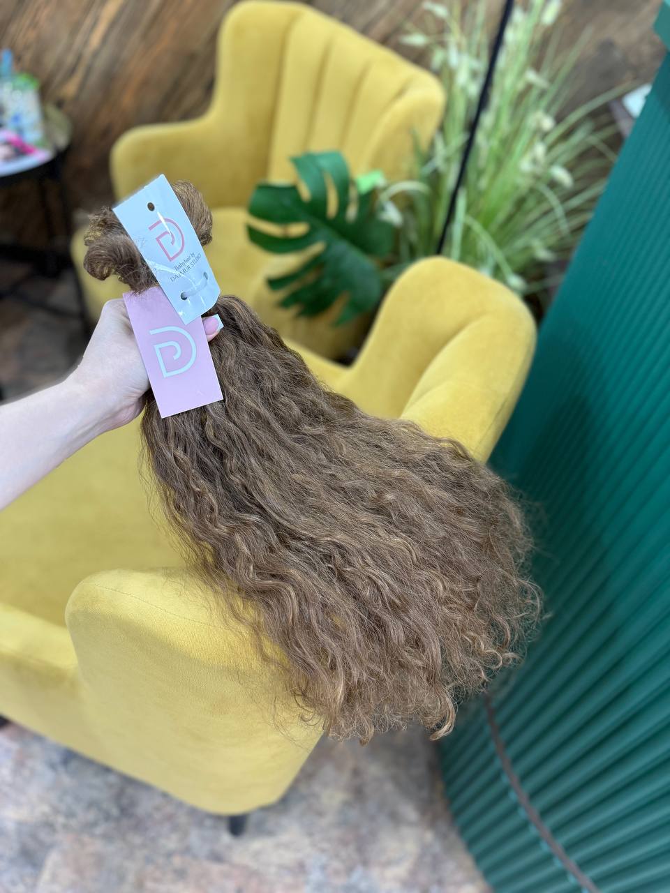 DAJMUR Slavic Hair #2424 | 20 in (50 cm), 80 g, Medium blonde, Level 6-7