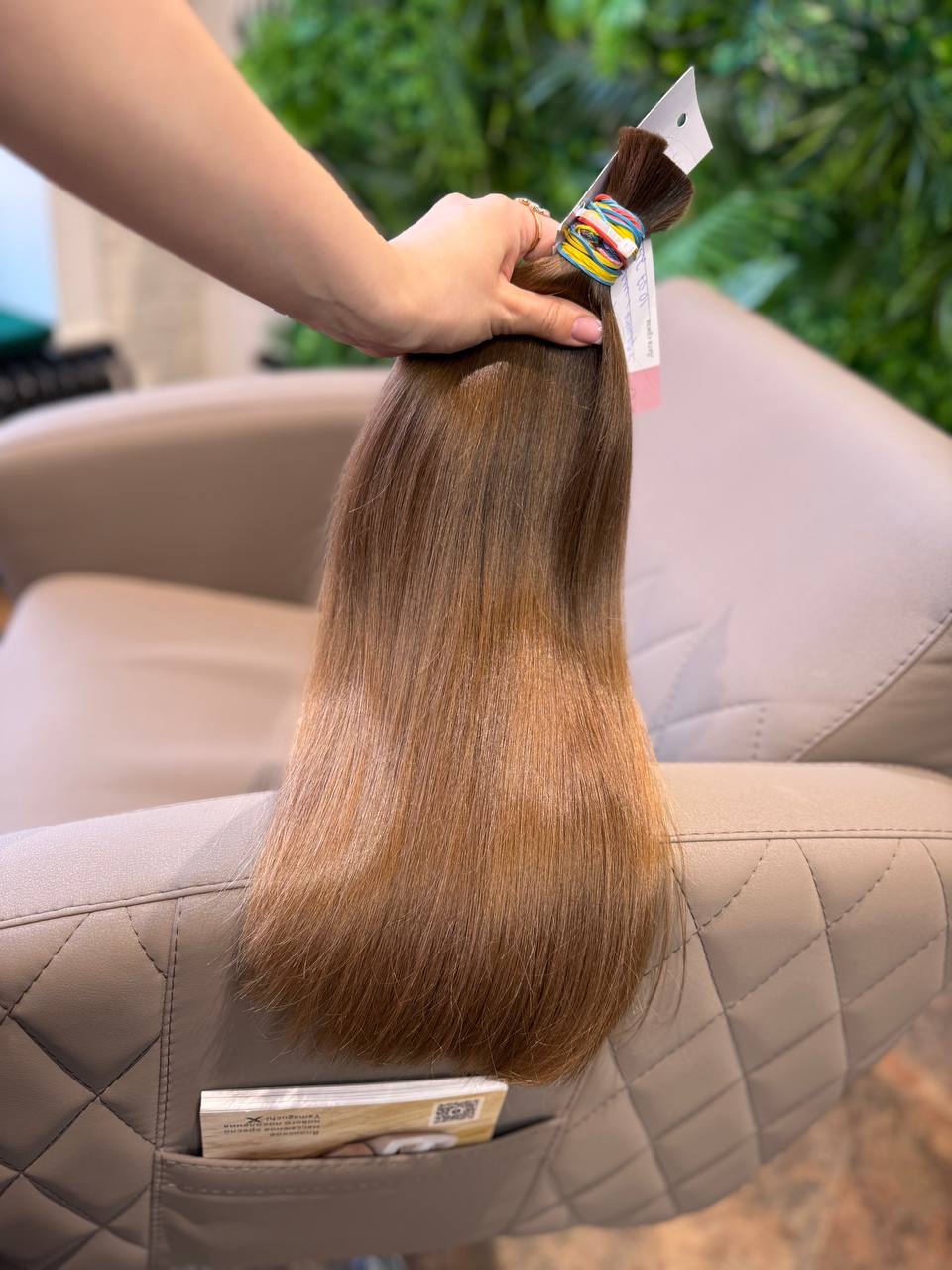 DAJMUR Slavic Hair #2343 | 18 in (45 cm), 133 g, Medium blonde, Level 7