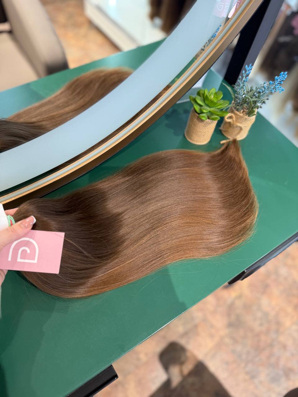 DAJMUR Slavic Hair #2305 | 20 in (50 cm), 88 g, Light blonde, Level 7