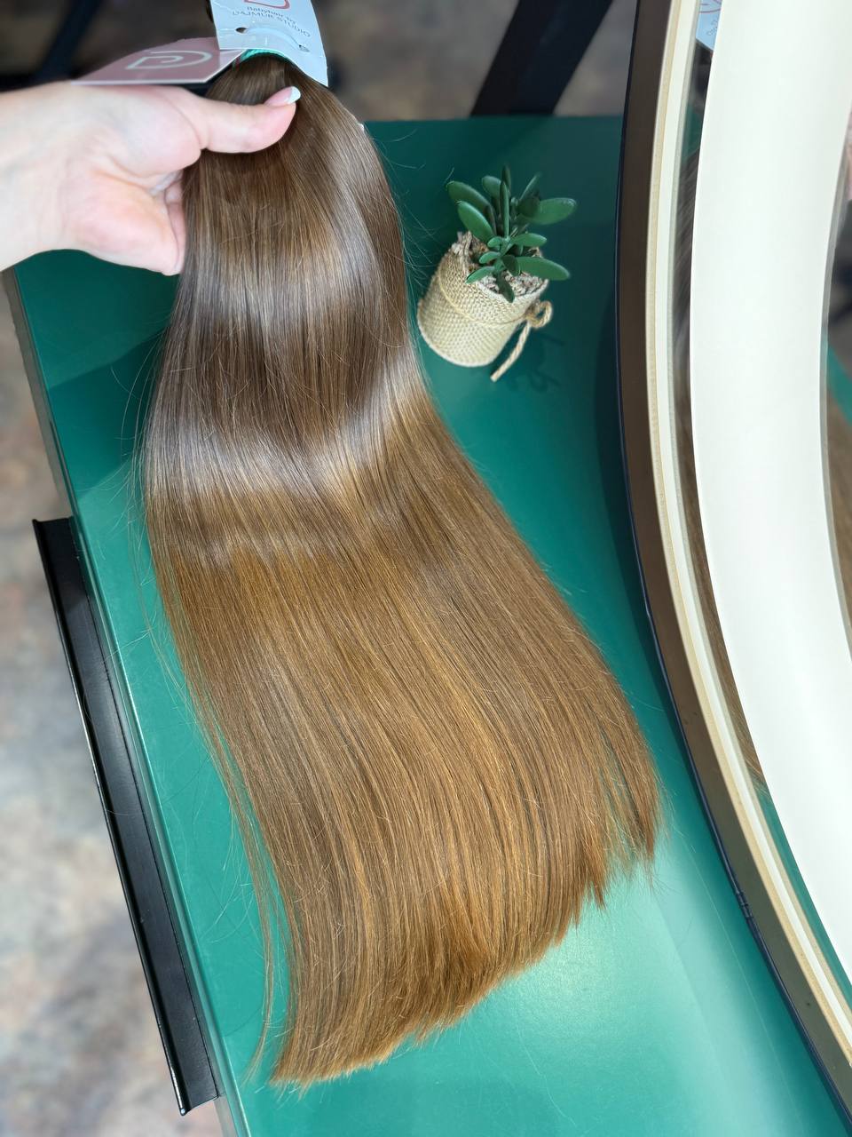DAJMUR Slavic Hair #2375 | 22 in (55 cm), 127 g, Dark blonde, Level 6