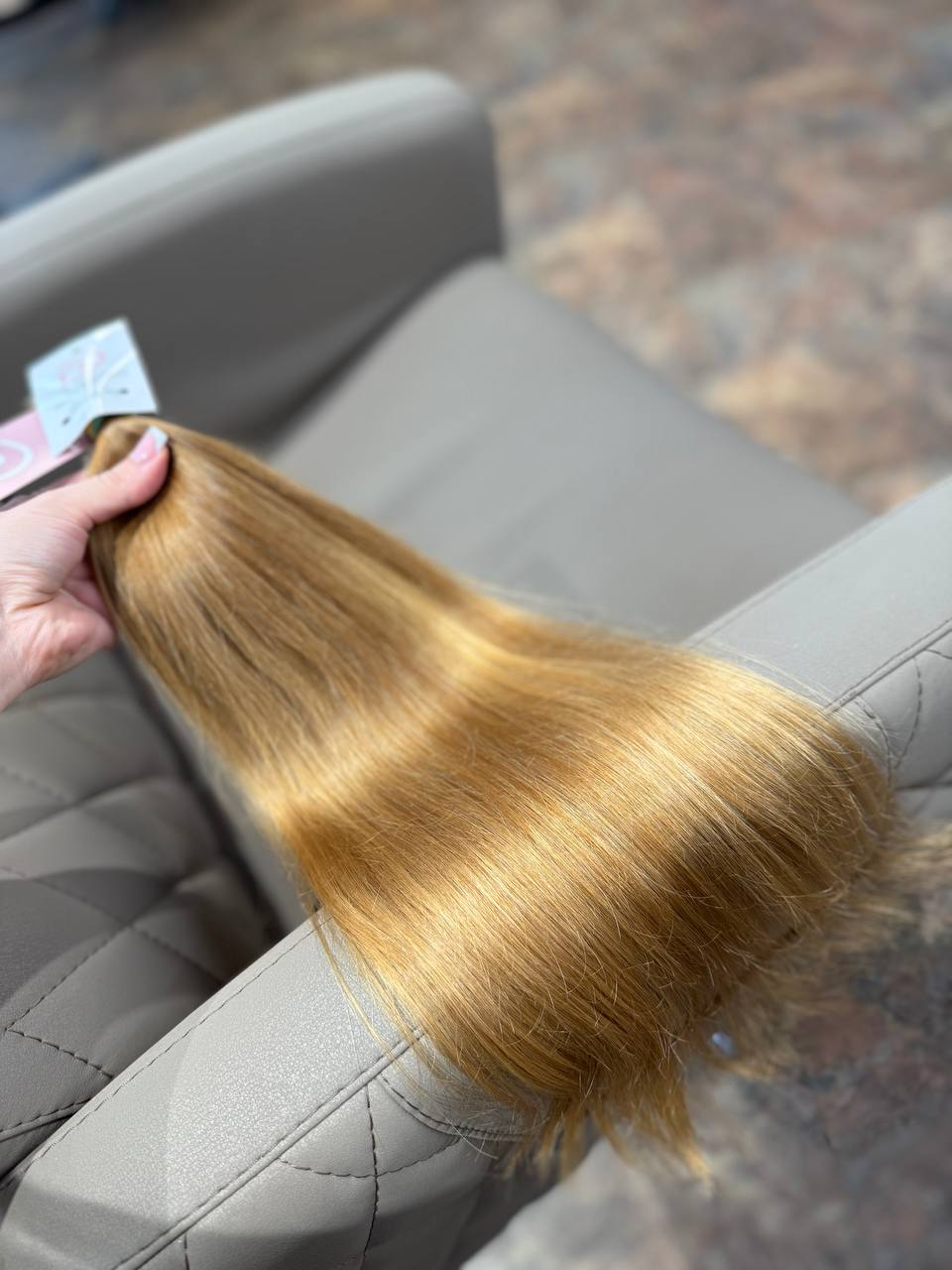 DAJMUR Slavic Hair #2418 | 20 in (50 cm), 48 g, Light blonde, Level 7-8