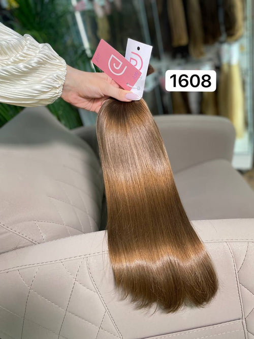 DAJMUR Slavic Hair #1608 | 18 in (45 cm), 60 g, Medium blonde, Level 7