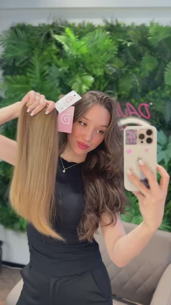 DAJMUR Slavic Hair #2492 | 20 in (50 cm), 98 g, Medium blonde, Level 7