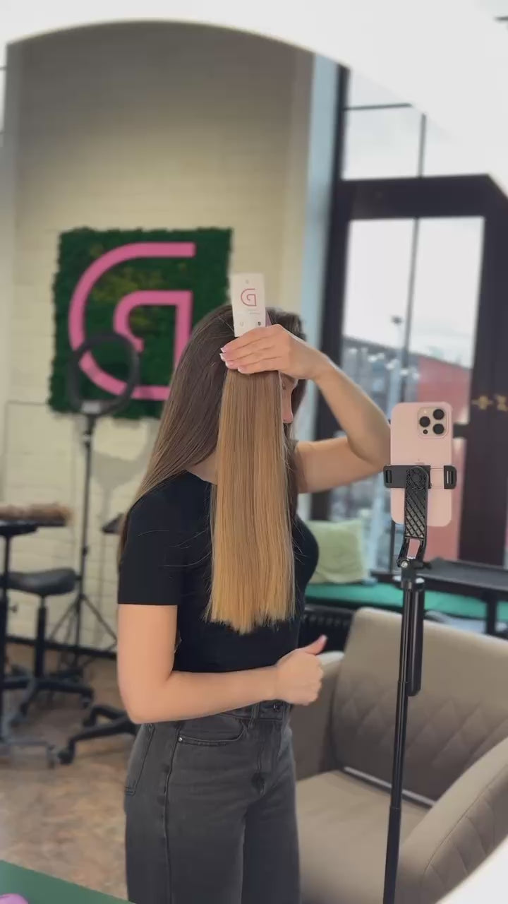 DAJMUR Slavic Hair #2433 | 19 in (47 cm), 60 g, Light blonde, Level 7-8