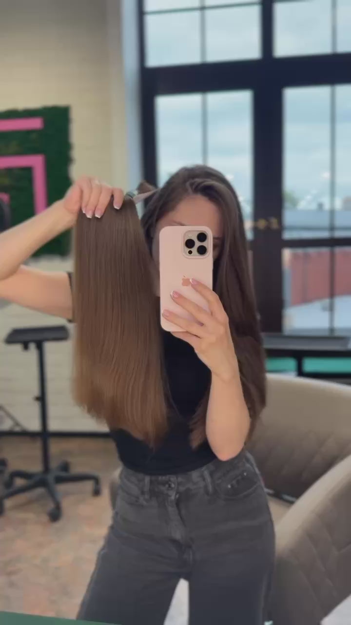 DAJMUR Slavic Hair #2432 | 20 in (51 cm), 91 g, Medium blonde, Level 7